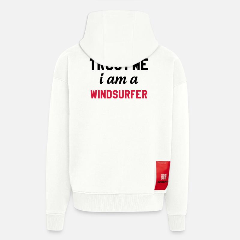 Windsurfen / Windsurfer / Windsurf / Windsurfing - Zip Hoodie - made by SPREAD - OFF WHITE