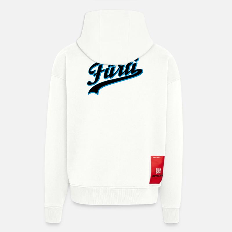 Fürti Schatten - Zip Hoodie - made by SPREAD - OFF WHITE