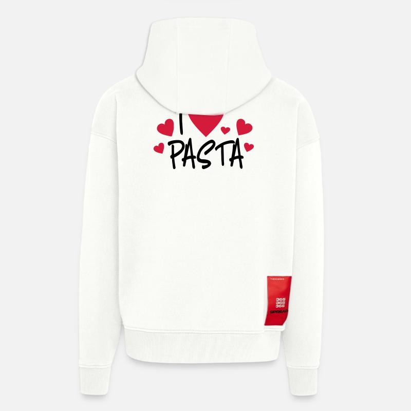 pasta - Zip Hoodie - made by SPREAD - OFF WHITE