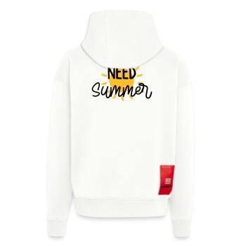Sommer / Urlaub / Strand / Sonne - Zip Hoodie - made by SPREAD - OFF WHITE - Hinten
