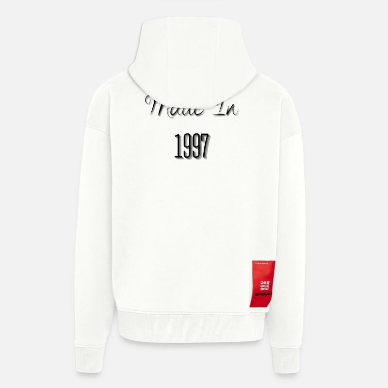 Created in 1997 - Zip Hoodie - made by SPREAD - OFF WHITE