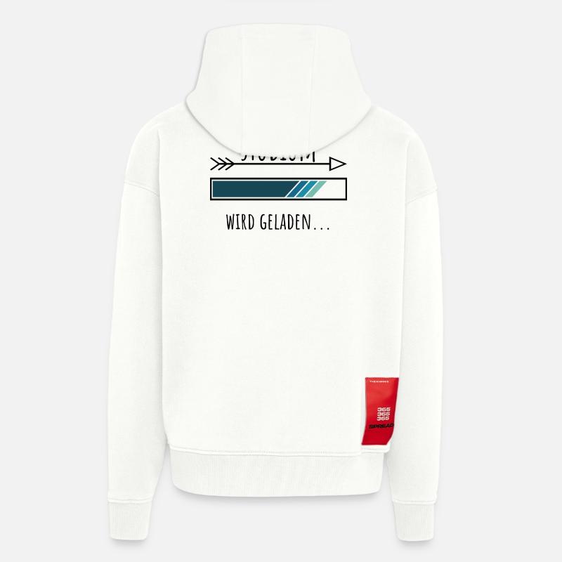 Studium Personalisierter Beruf Jungs - Zip Hoodie - made by SPREAD - OFF WHITE