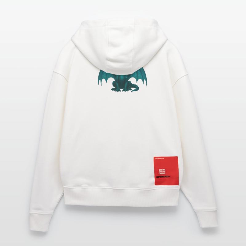 Ether Dragon – Magic & Transformation Zip Hoodie - made by SPREAD