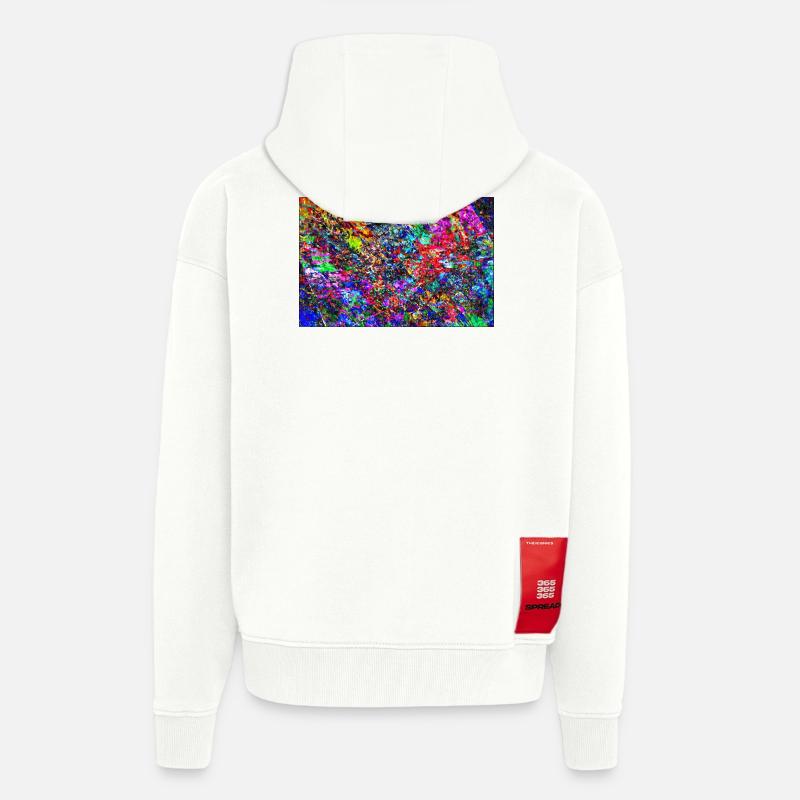 ysprjakfaggy - Zip Hoodie - made by SPREAD - OFF WHITE