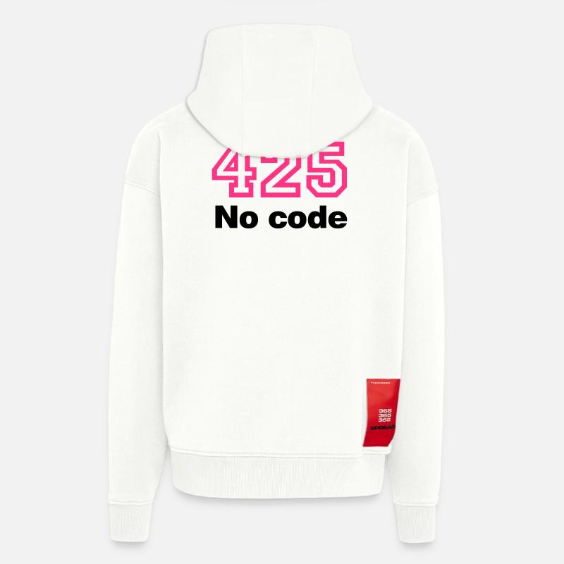 Error 425 No Code - Zip Hoodie - made by SPREAD - OFF WHITE