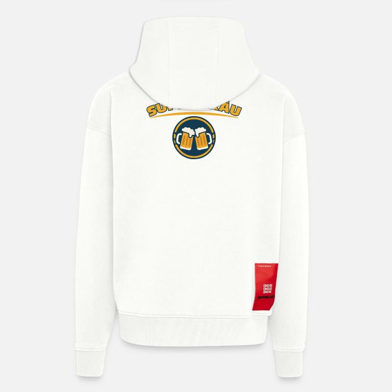 Superbräu - Zip Hoodie - made by SPREAD - OFF WHITE