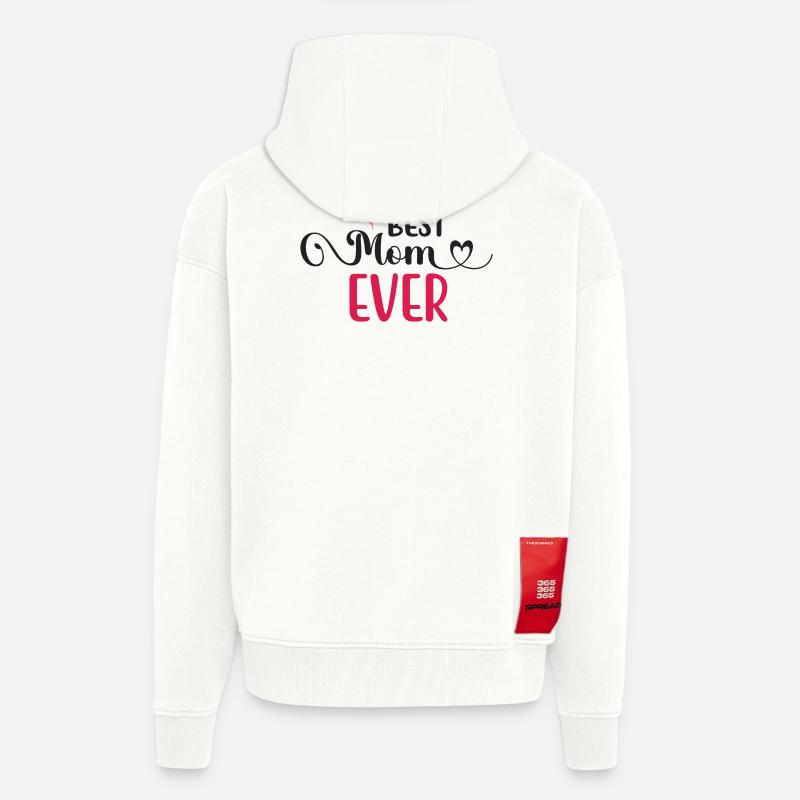 Die beste Mutter aller Zeiten - Zip Hoodie - made by SPREAD - OFF WHITE