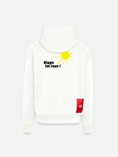 Klage ist raus Sonne - Zip Hoodie - made by SPREAD - OFF WHITE