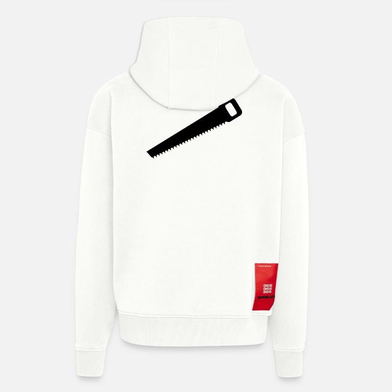 Handsäge - Zip Hoodie - made by SPREAD - OFF WHITE
