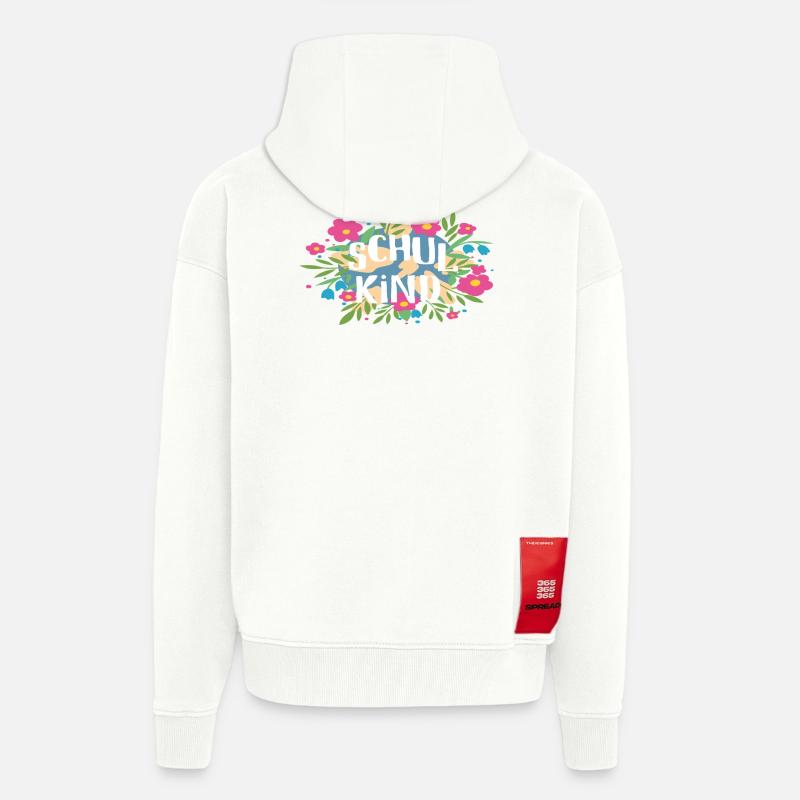 Schulkind - Zip Hoodie - made by SPREAD - OFF WHITE