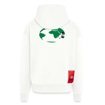Erde - Zip Hoodie - made by SPREAD - OFF WHITE - Hinten