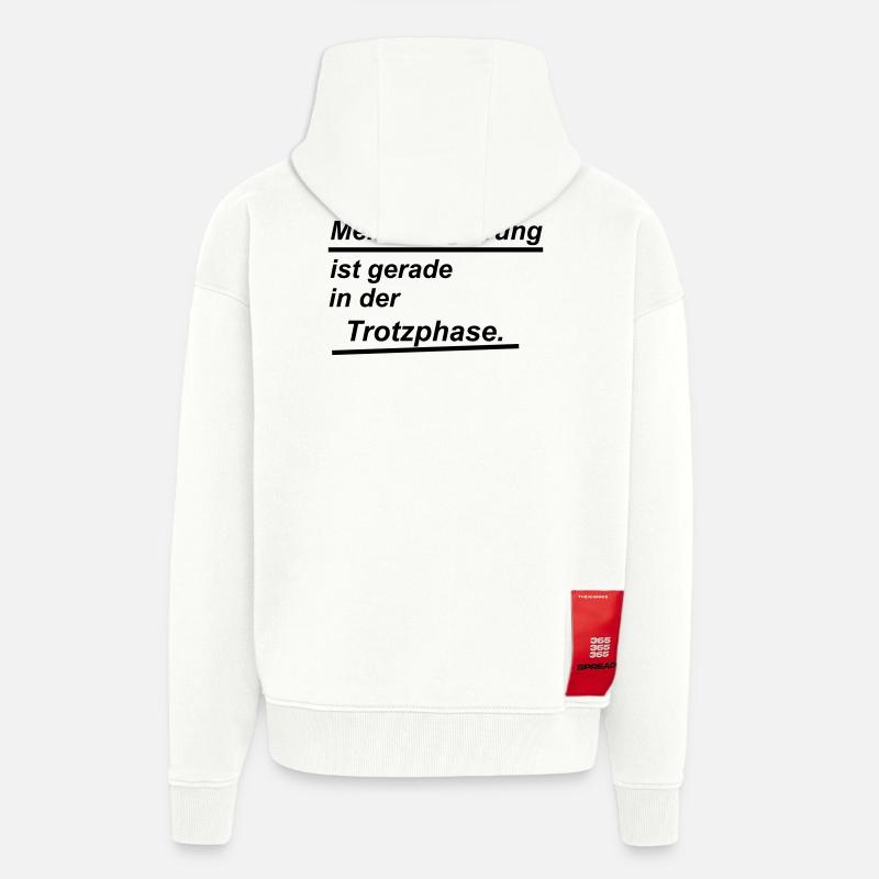 Trotzphase - Zip Hoodie - made by SPREAD - OFF WHITE