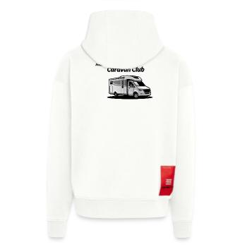 Caravan Graphic Silhouette - Zip Hoodie - made by SPREAD - OFF WHITE - Hinten