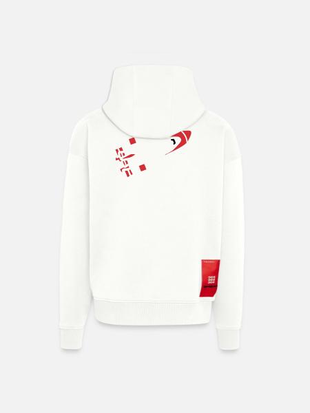 Abstract Rocket Silhouette - Zip Hoodie - made by SPREAD - OFF WHITE
