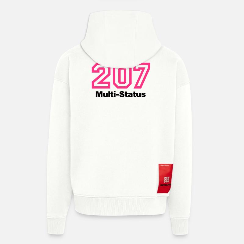 Error 207 | Fehler | Errormessage - Zip Hoodie - made by SPREAD - OFF WHITE