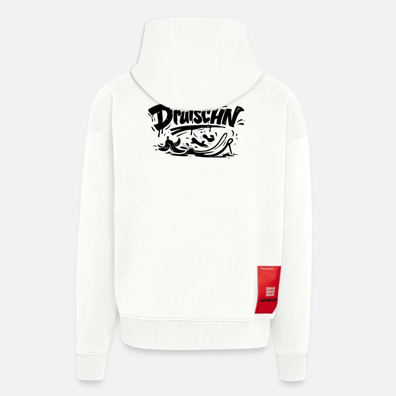Drutschn - Zip Hoodie - made by SPREAD - OFF WHITE