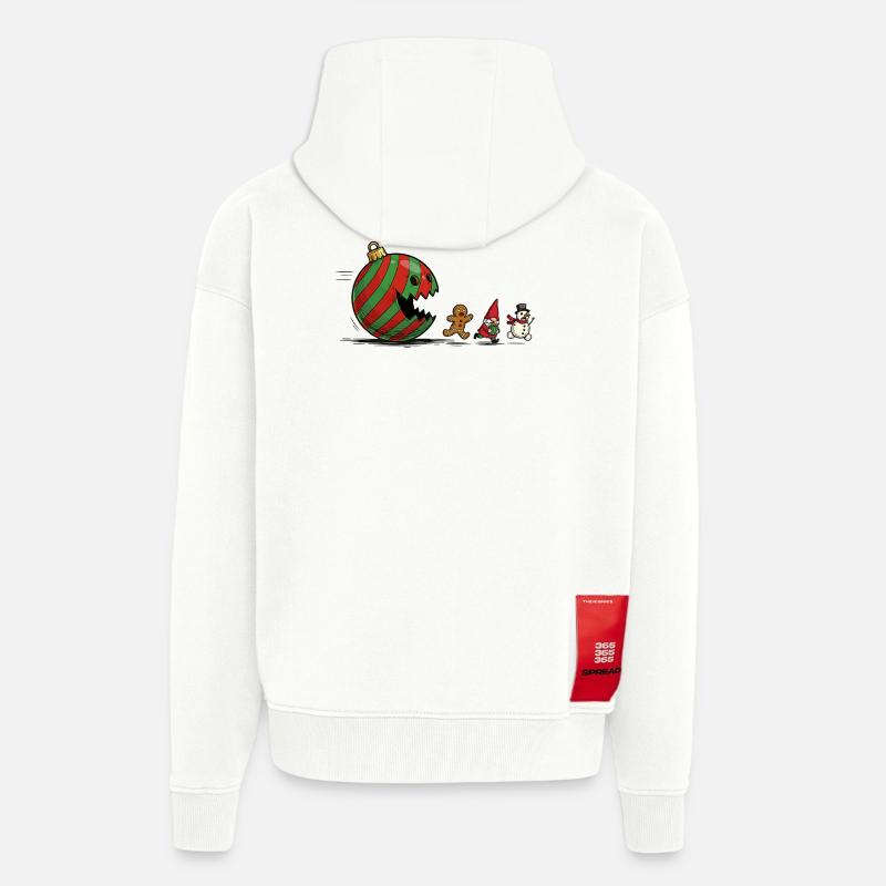Verschlingende Weihnachtskugel Ornament - Zip Hoodie - made by SPREAD - OFF WHITE