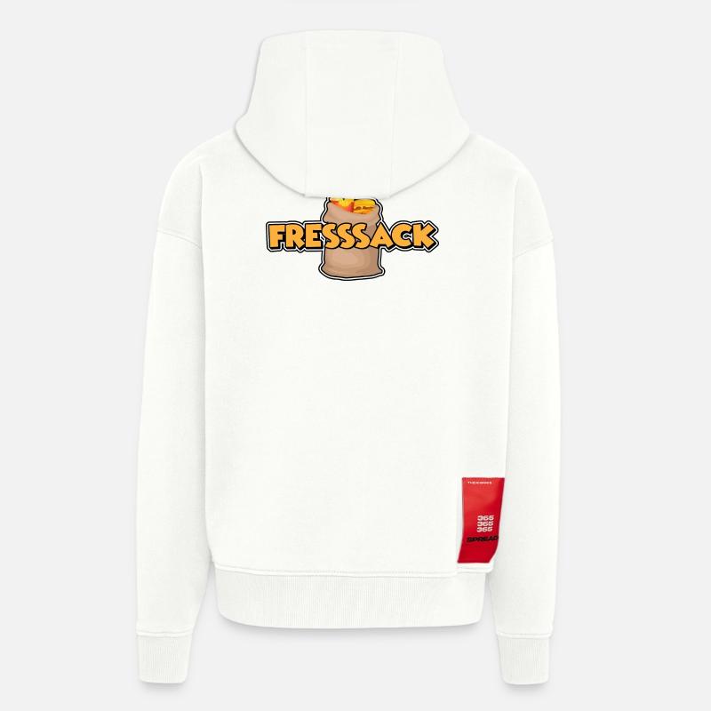 Fresssack - Zip Hoodie - made by SPREAD - OFF WHITE