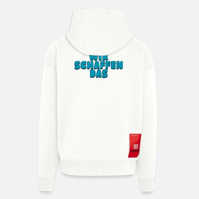 We can do it - Zip Hoodie - made by SPREAD - OFF WHITE