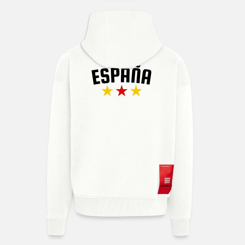 Spanien 3 Sterne Design - Zip Hoodie - made by SPREAD - OFF WHITE