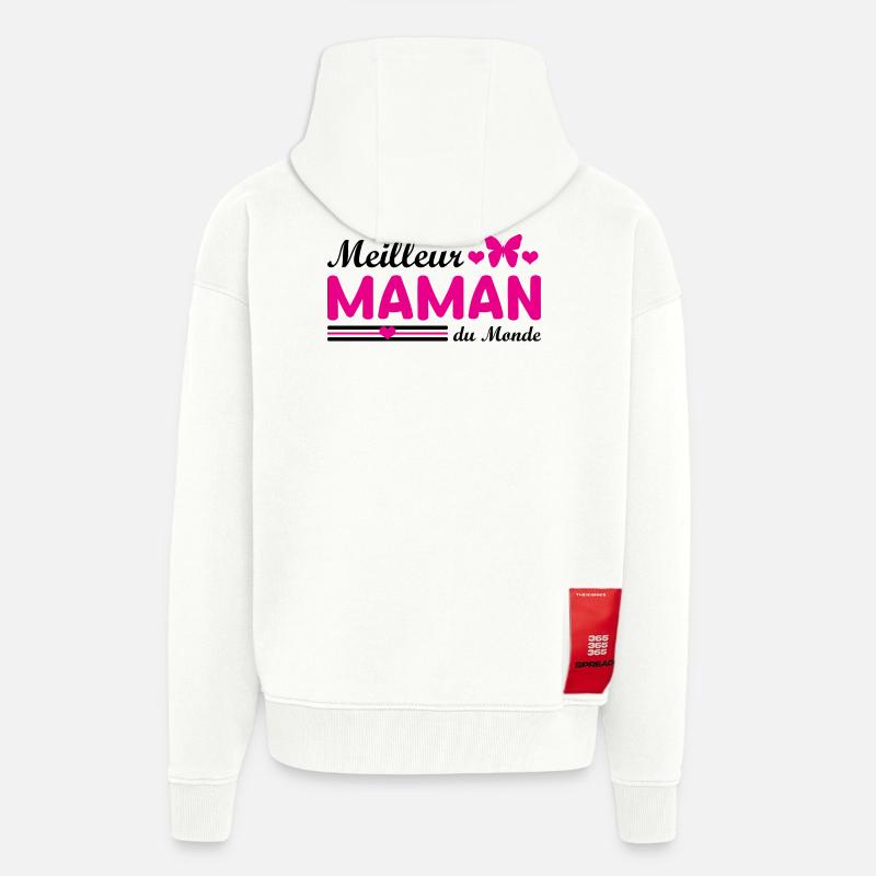 Beste Mutter der Welt - Zip Hoodie - made by SPREAD - OFF WHITE