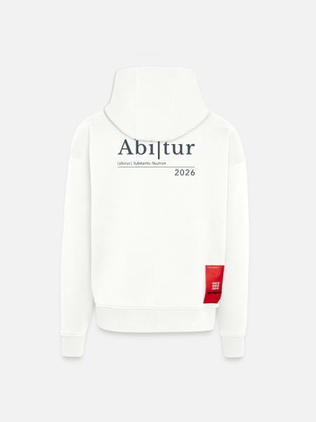 Abitur 2026 - Zip Hoodie - made by SPREAD - OFF WHITE
