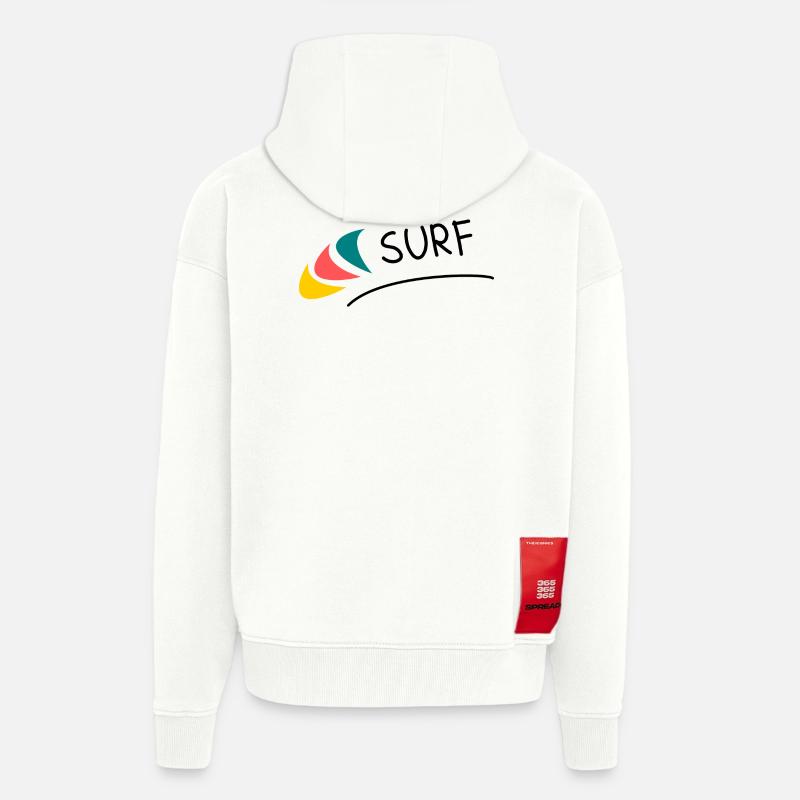 MAÎTRESSE. MAÎTRE. PROFESSEUR. ECOLE. MAITRESSE - Veste à capuche bio épaisse oversize fabriqué en UE - OFF WHITE