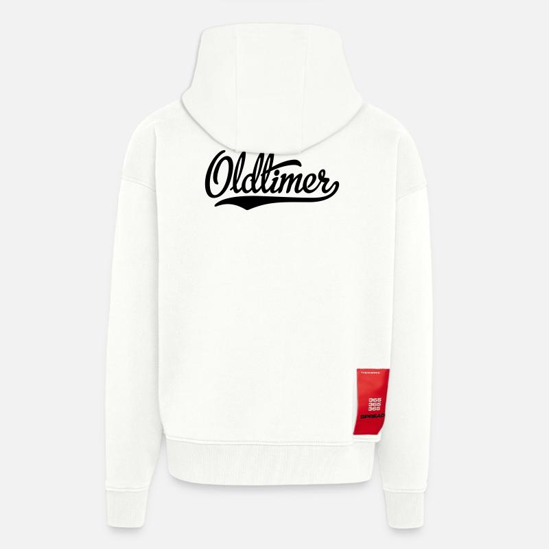 2541614 15507095 oldtimer - Zip Hoodie - made by SPREAD - OFF WHITE