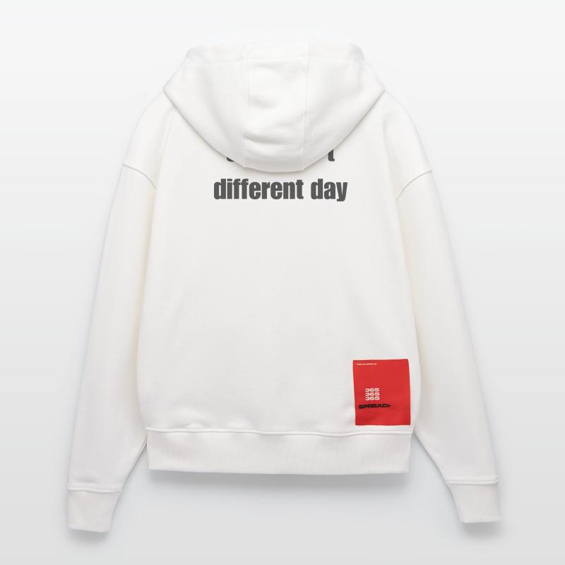 Same Shit Different Day – Sarkastisches Statement Zip Hoodie - made by SPREAD
