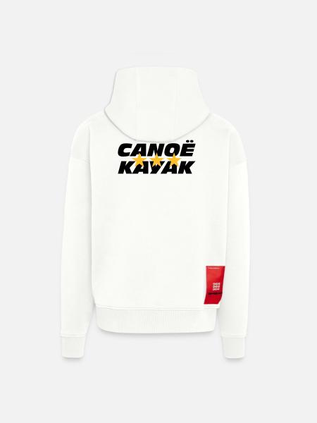 Canoë Kayak - Veste à capuche bio épaisse oversize fabriqué en UE - OFF WHITE