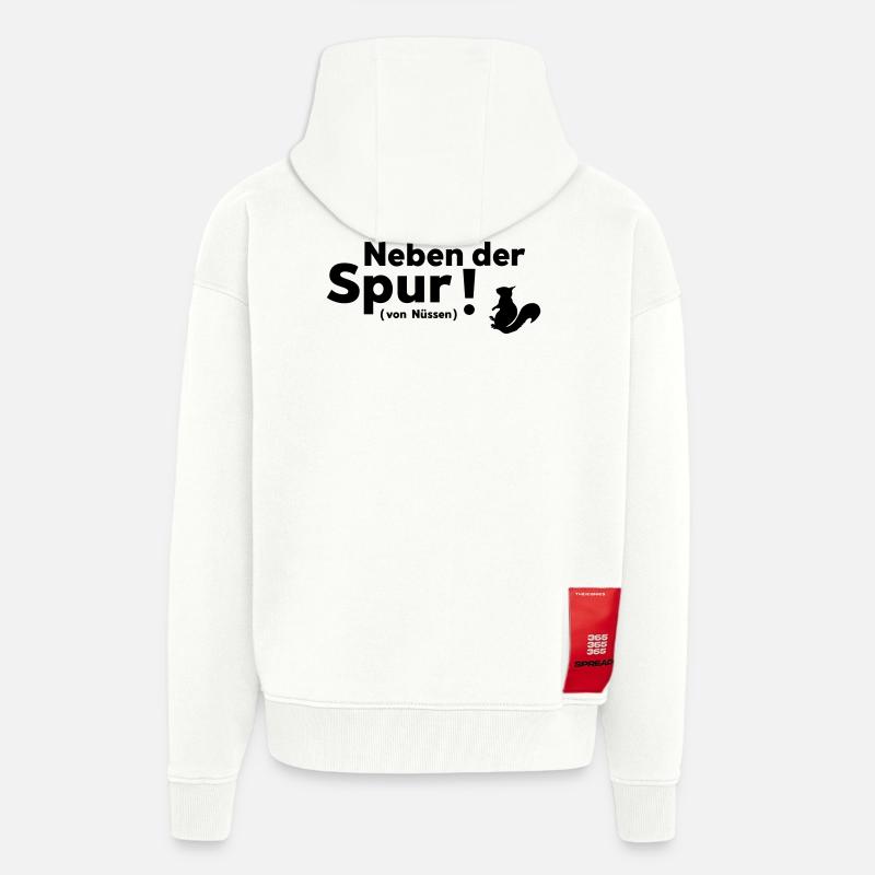 Neben der Spur - Zip Hoodie - made by SPREAD - OFF WHITE