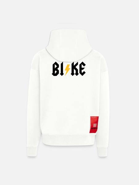 BI!KE - Zip Hoodie - made by SPREAD - OFF WHITE