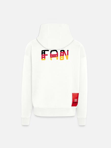 FAN - Shirt Germany - Zip Hoodie - made by SPREAD - OFF WHITE