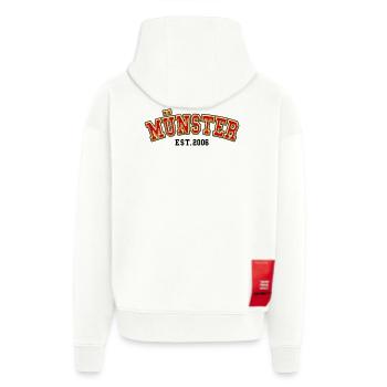 Münster Fondée en 2006 - Veste à capuche bio épaisse oversize fabriqué en UE - OFF WHITE - Dos