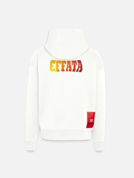 EFFATA - Zip Hoodie - made by SPREAD - OFF WHITE