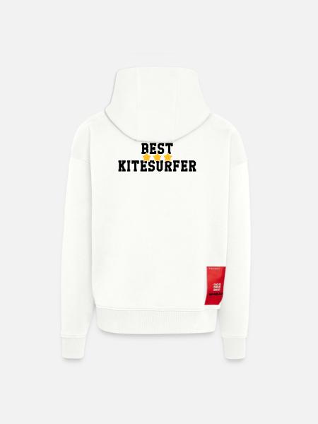 Kiteboarding Kitesurfing Kitesurf Kitesurfer - Zip Hoodie - made by SPREAD - OFF WHITE