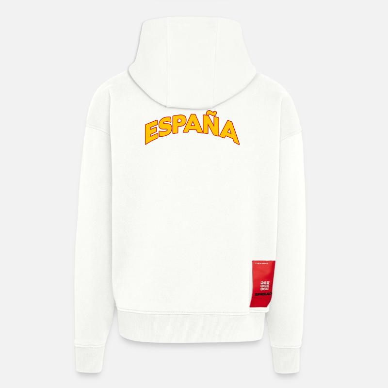 Spanien 5 - Zip Hoodie - made by SPREAD - OFF WHITE