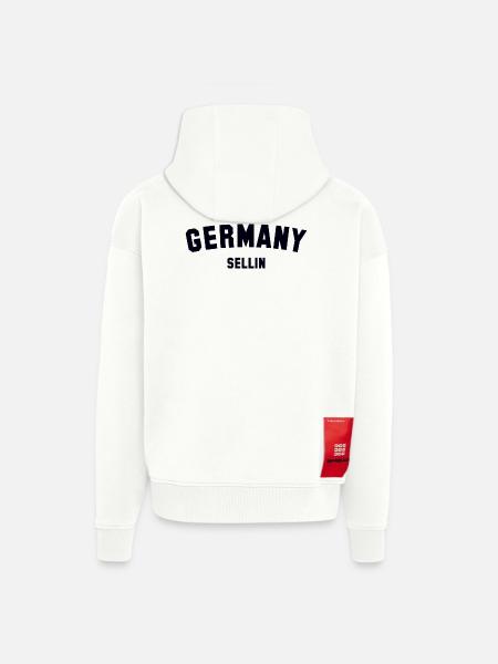 SELLIN Germany - Zip Hoodie - made by SPREAD - OFF WHITE