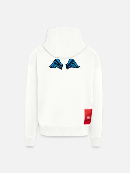 wings - Zip Hoodie - made by SPREAD - OFF WHITE