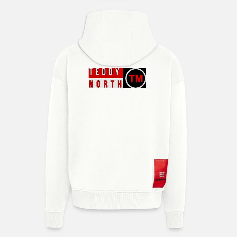 Teddy North Markenlogo - Zip Hoodie - made by SPREAD - OFF WHITE