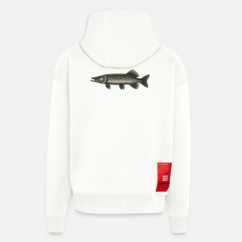 Hecht - Zip Hoodie - made by SPREAD - OFF WHITE