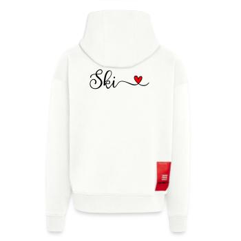 Ski - Zip Hoodie - made by SPREAD - OFF WHITE - Hinten