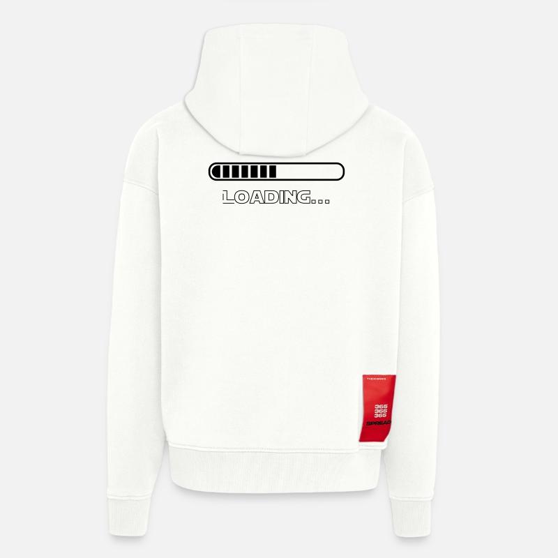 loading - Zip Hoodie - made by SPREAD - OFF WHITE