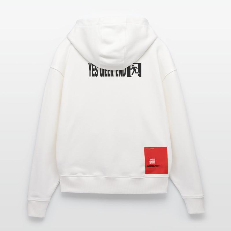 yes Weekend Zip Hoodie - made by SPREAD