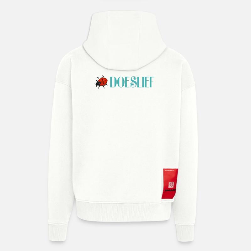 Süßer Marienkäfer Schwarze Punkte - Zip Hoodie - made by SPREAD - OFF WHITE