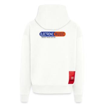 Electronic Music - Zip Hoodie - made by SPREAD - OFF WHITE - Back