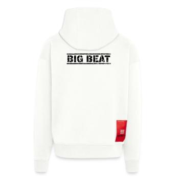 Big Beat - Zip Hoodie - made by SPREAD - OFF WHITE - Back
