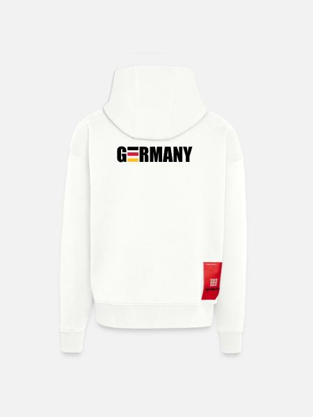 Germany - Zip Hoodie - made by SPREAD - OFF WHITE