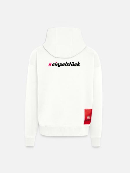 Einzelstück - Zip Hoodie - made by SPREAD - OFF WHITE