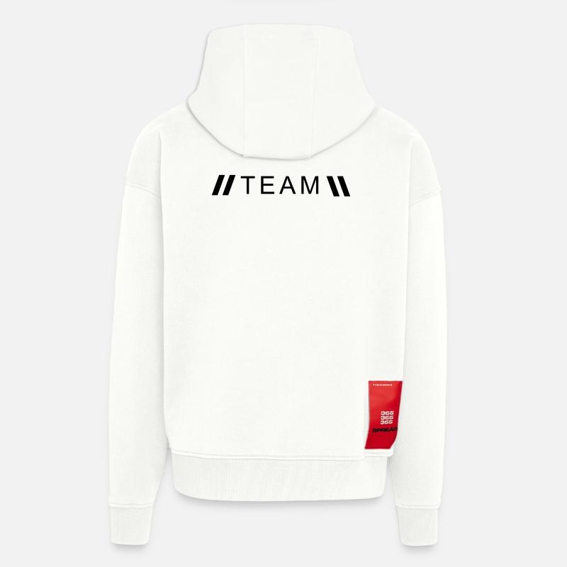 Style Team - Zip Hoodie - made by SPREAD - OFF WHITE